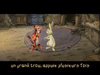 une photo d'Ã©cran de Winnie l Ourson - La chasse au miel de Tigrou sur Sony Playstation